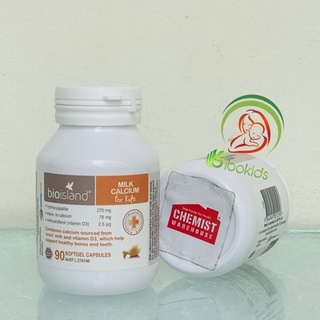 Canxi sữa cho bé - Milk Calcium Bio Island Úc