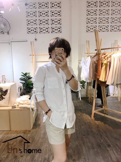 ÁO SƠMI LINEN (HÌNH SHOP CHỤP)