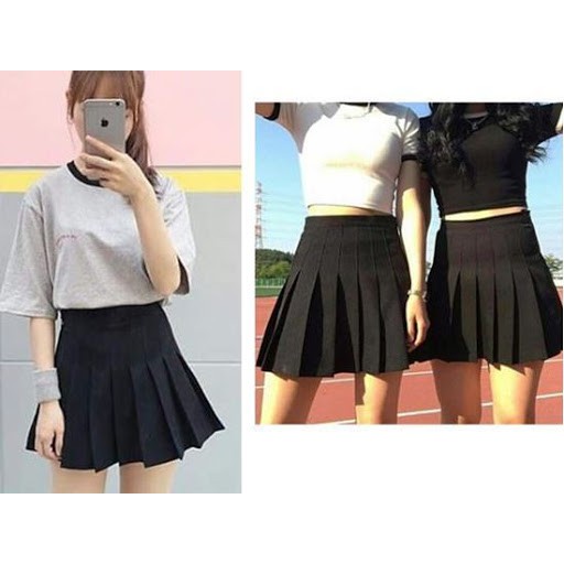 {CHẤT UMI CỰC ĐẸP-KO XÙ LÔNG} Chân váy tennis xếp ly cạp cao ghen bụng chất umi cực đẹp RumHana | BigBuy360 - bigbuy360.vn