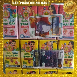 Thùng sữa Kun trái cây vị cam, dâu, nho, trái cây nhiệt đới 48 hộp 110ml
