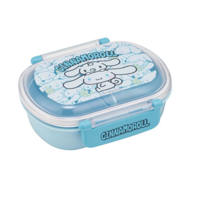 Hộp Đựng Cơm Trưa Hình Tròn 360ml QAF2BAAG / Đũa 16.5cm ABS2AMAG Kháng Khuẩn + Sản Xuất Tại Nhật Bản