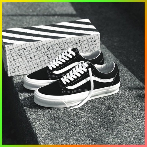 [ FREE SHIP ]Giày vans nam, nữ đen da lộn vải mềm đi êm combo đầy đủ full bill - full box ship toàn quốc