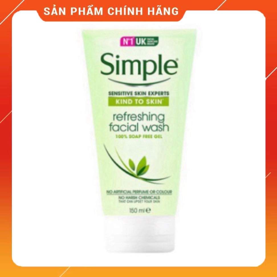 Sữa rửa mặt simple - 150ml Bill 4 date 2023 mới nhất -mizz