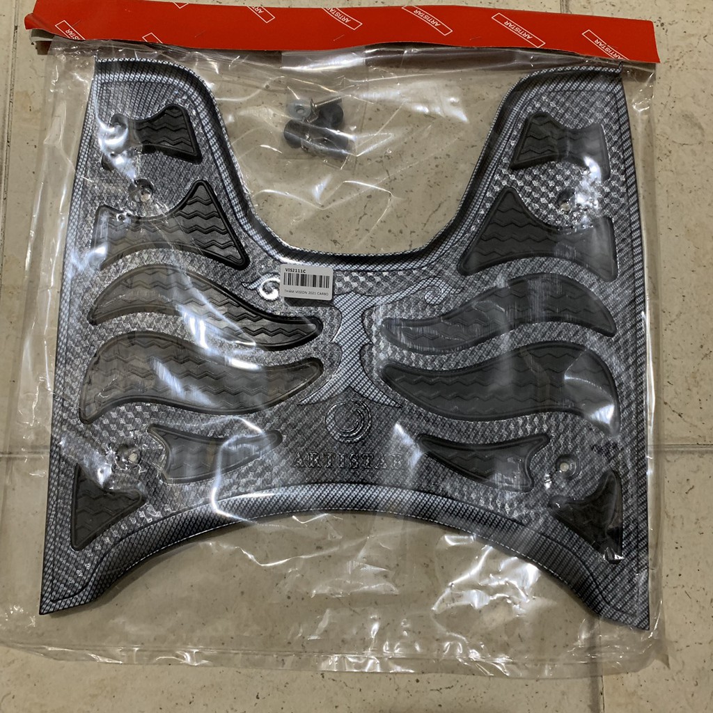 thảm lót sàn để chân vision 2021 carbon artistar chính hãng