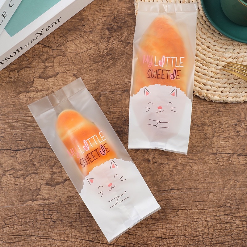 Set 50 túi nhựa đựng bánh kẹo nhiều mẫu size 7 x 15 cm, 8.5 x 23cm