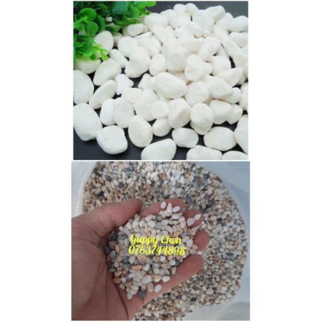 Sỏi gói nhỏ 100g trang trí cây cảnh tiểu cảnh