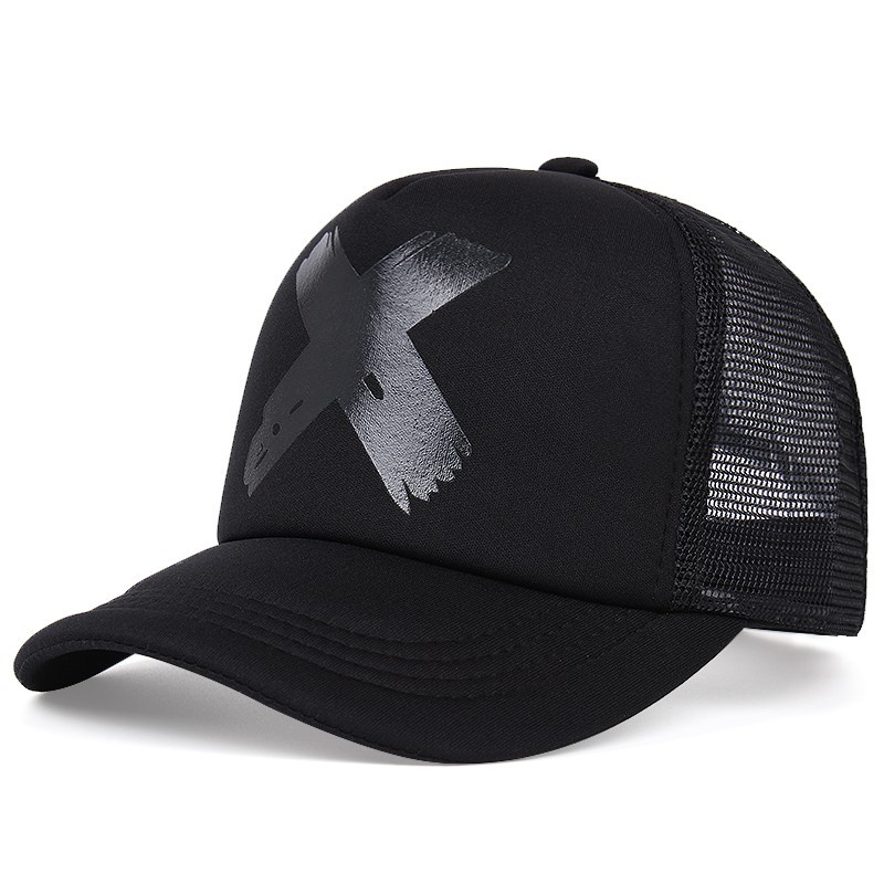 Mũ lưỡi trai cotton phối lưới phong cách hip hop thời trang mùa hè cho nam nữ