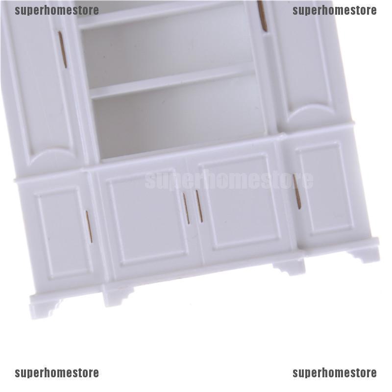 Mô Hình Kệ Sách / Nội Thất Màu Vàng Dùng Trang Trí Nhà Búp Bê