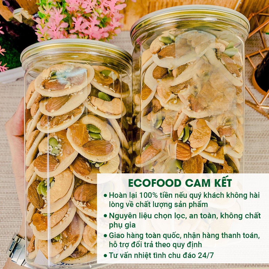 Bánh Đồng Tiền Mix Hạt 300G Ecofood - Đồ Ăn Vặt Việt Nam, An Toàn Vệ Sinh Thực Phẩm | BigBuy360 - bigbuy360.vn