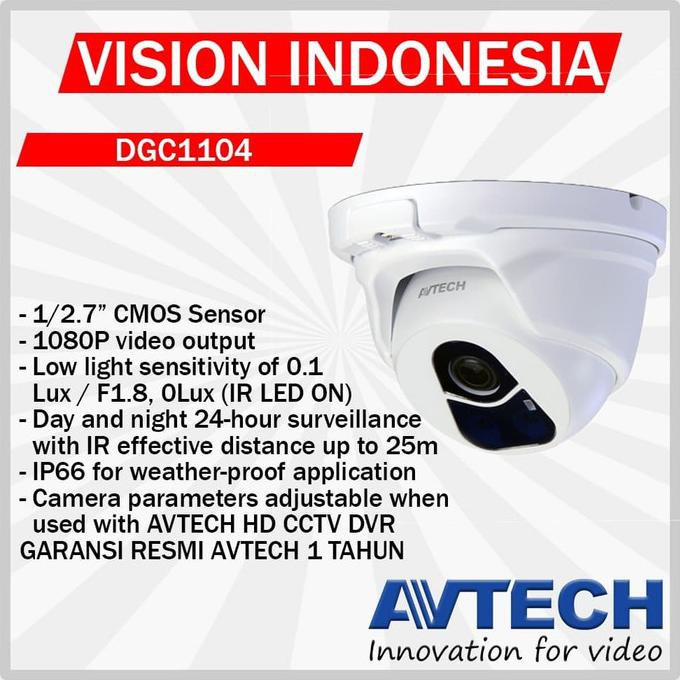 Máy Ảnh Avtech Hd 1080p Dgc1104 / Dgc-1104