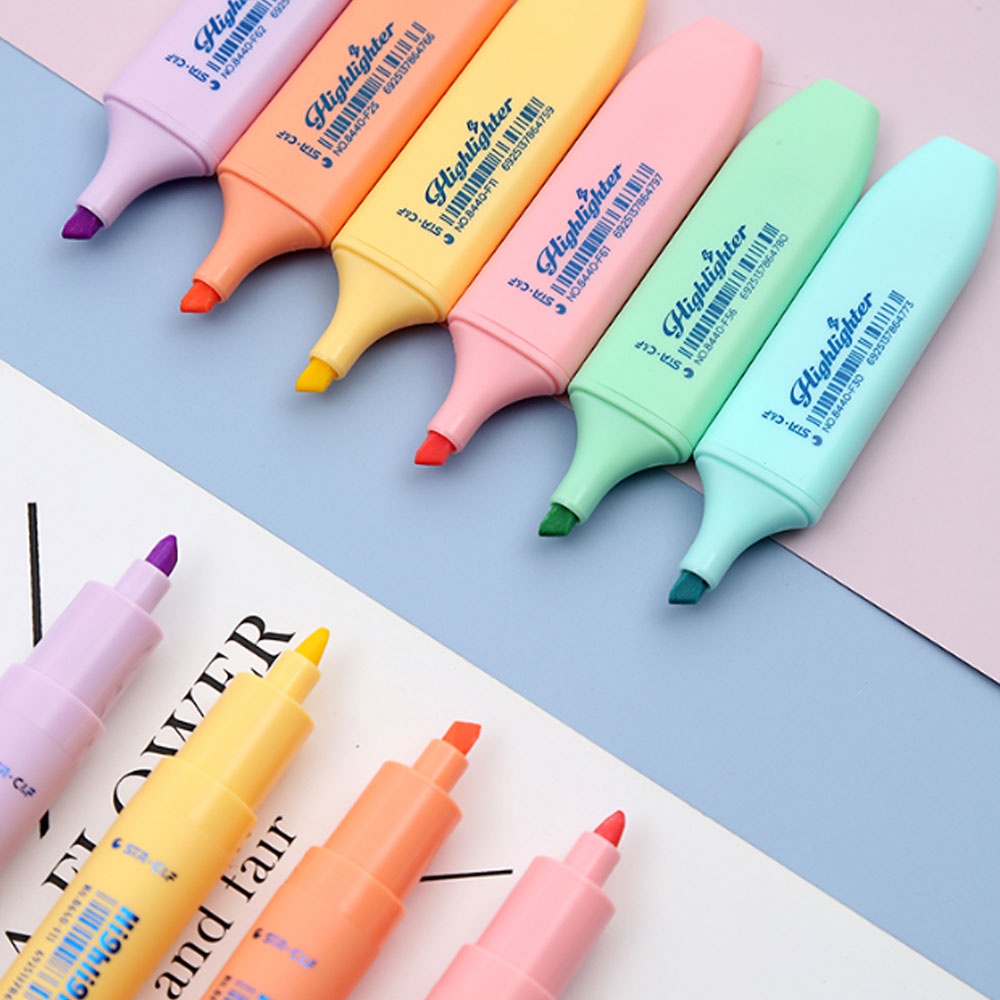 1 Sổ Tay Highlight Nhiều Màu Sắc Bắt Sáng Dành Cho Học Sinh