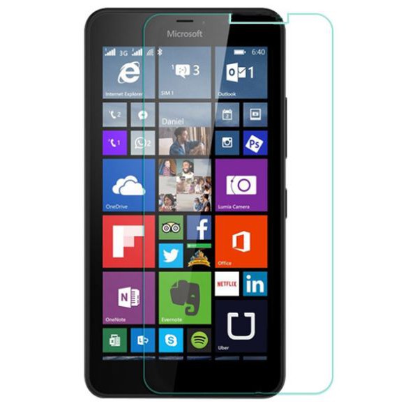 LUMIA 640 XL_ COMBO BỘ 3 KÍNH CƯỜNG LỰC CHỐNG VỠ K FULL /PKTM