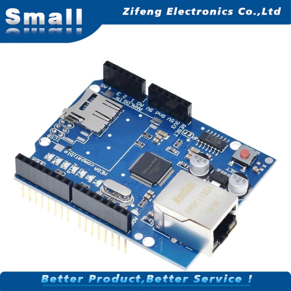 Shield UNO Ethernet Shield W5100 R3 UNO Mega 2560 1280 328 UNR R3 sólo W5100 Placa de desarrollo para Arduino