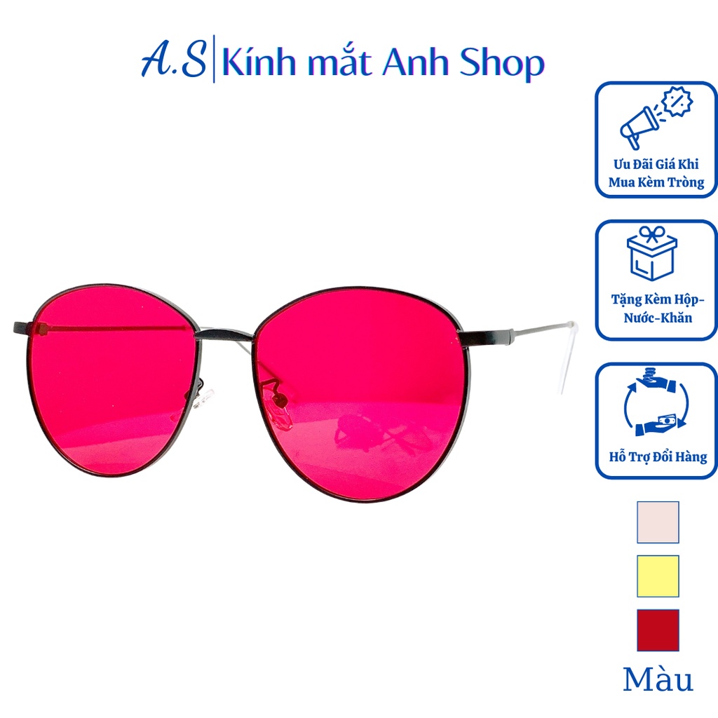Kính mát tròn dễ xài 6317 Anh Shop