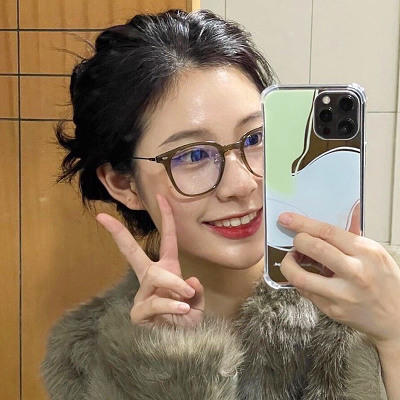 Kính giả cận, gọng kính cận vuông  Booster GMBT quai mảnh lọc ánh sáng xanh nam nữ thời trang Jolie eyewear 9322