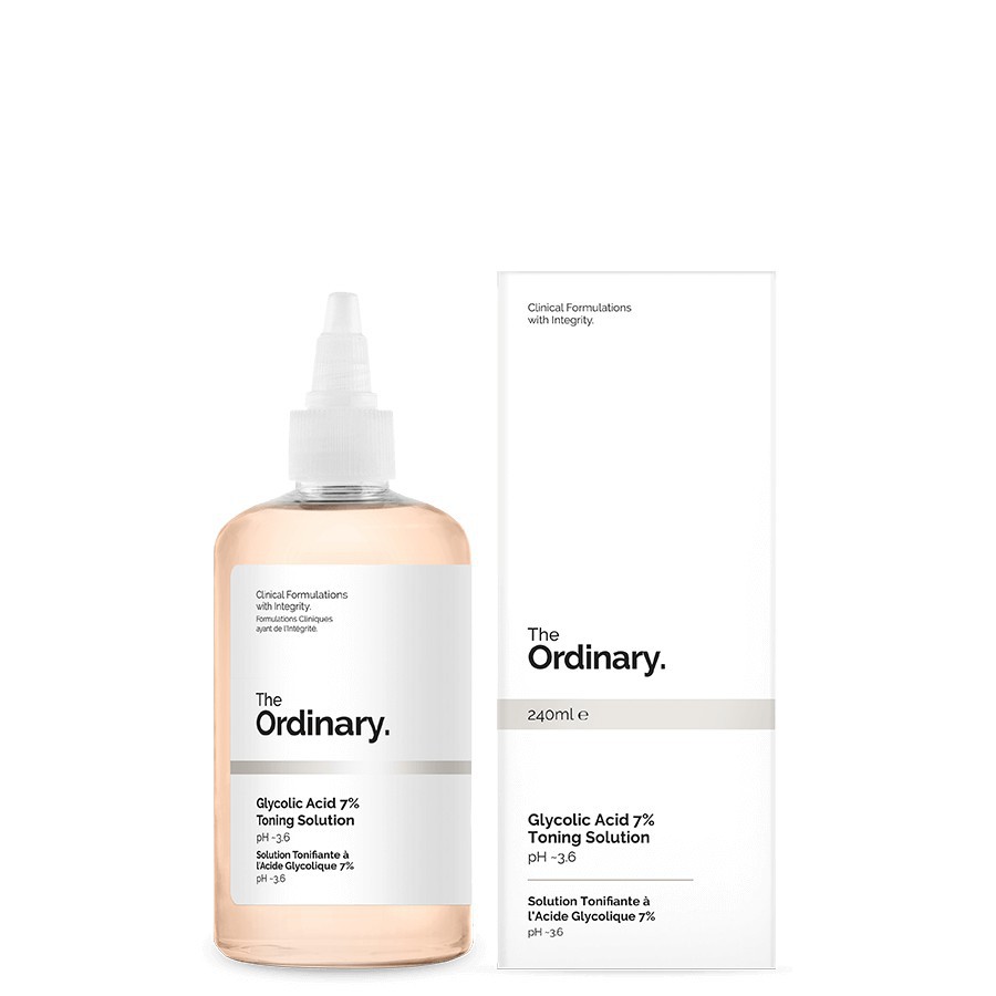 Nước Hoa Hồng The Ordinary Glycolic Acid 7% Toner tẩy da chết 240ml