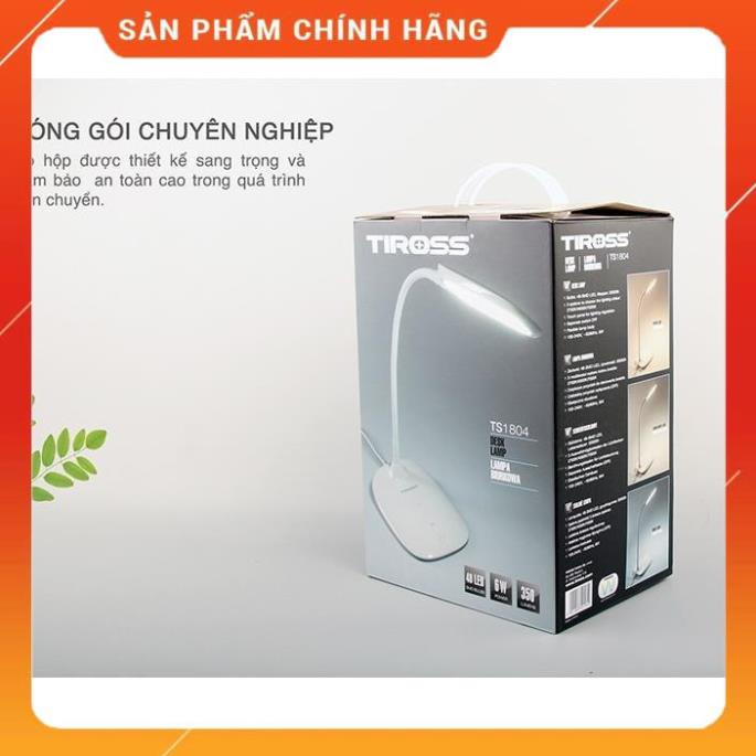 Đèn Bàn LED Chống Cận Tiross TS1803 - 6W, Sản Phẩm Chính Hãng, Bảo Hành 12 Tháng