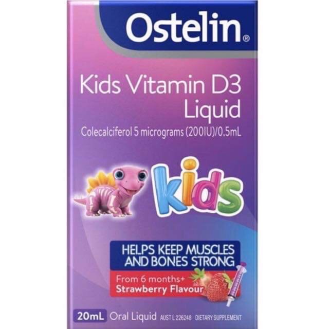 Bổ sung vitamin D3 cho trẻ