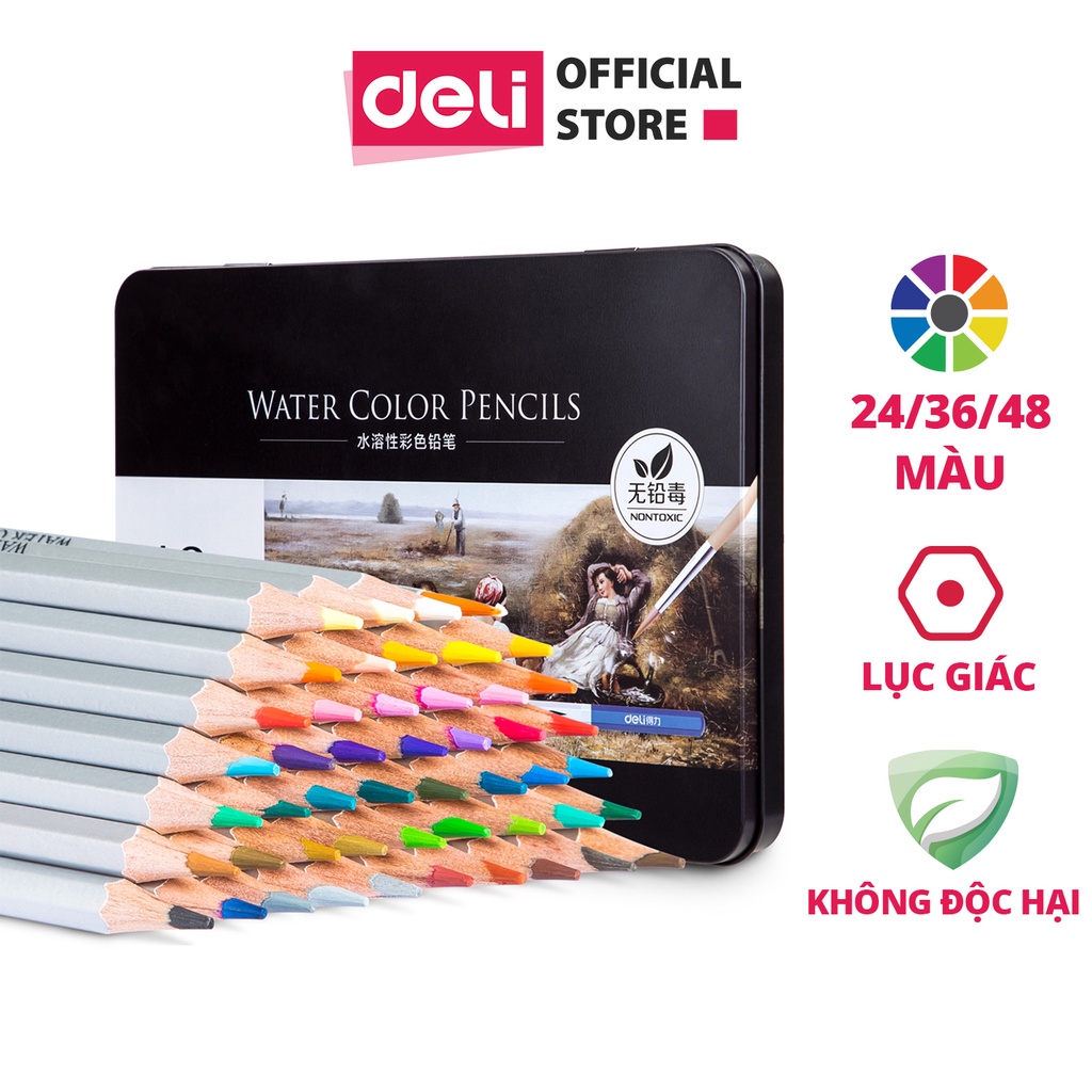 [Mã LIFEDELI20K5 giảm 20K đơn 0Đ] [DUY NHẤT 22/12] COMBO ĐẶC BIỆT THÁNG 12 DELI - GỒM 4 MÓN HỌA CỤ CAO CẤP CHUYÊN NGHIỆP