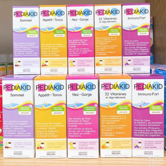 Pediakid Bổ Sung Fer + Vitamines B Cho Trẻ Từ 6 Tháng