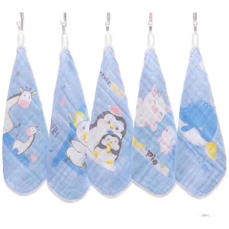 combo 5 khăn xô có móc treo