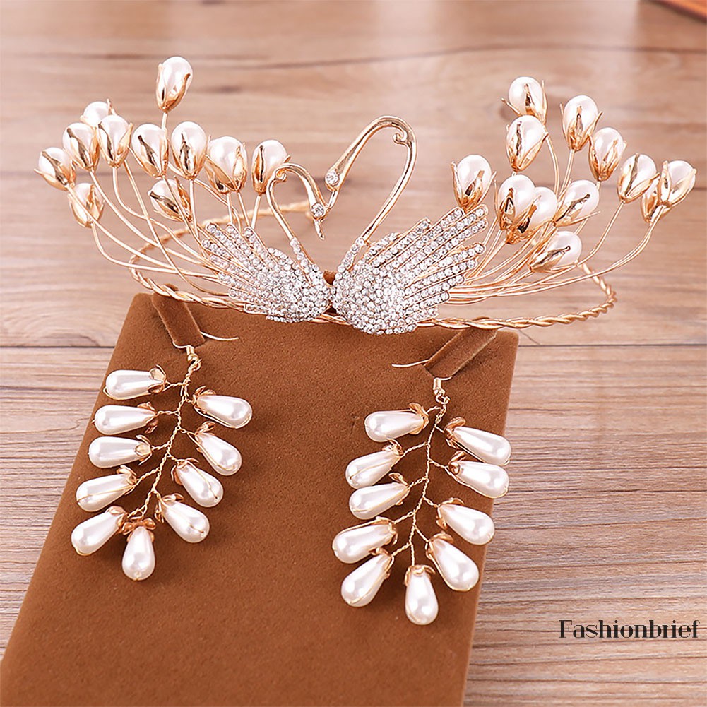 Trâm cài tóc hình chim thiên nga phong cách vintage xinh xắn