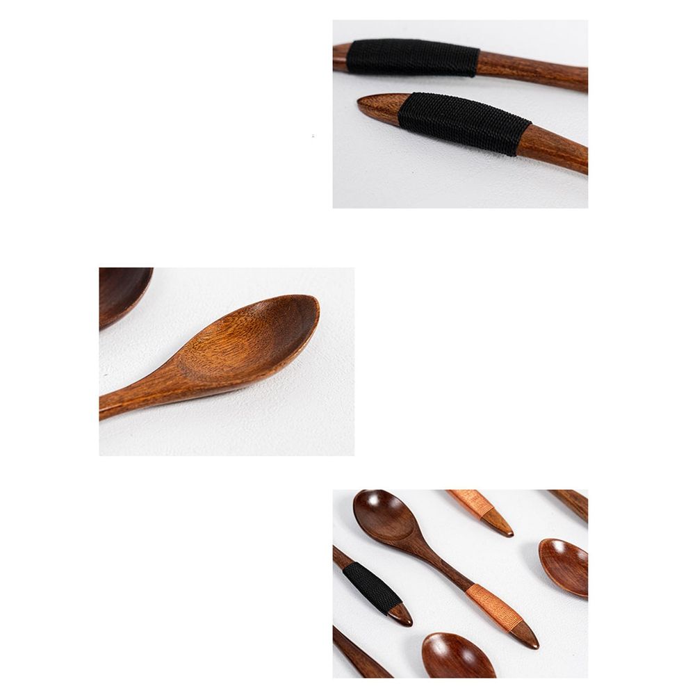 Muỗng gỗ tự nhiên 8 kiểu tùy chọn chất lượng cao dùng trong nhà bếp
