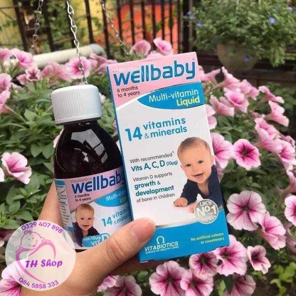  Vitamin Tổng Hợp Wellbaby Cho Bé 150ml, Wellbaby 14 Vitamin Tăng Sức Đề Kháng Cho Bé