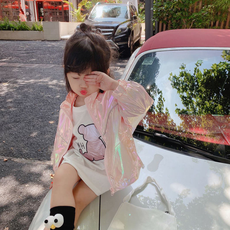 Áo khoác phản quang thời trang mùa thu dành cho bé