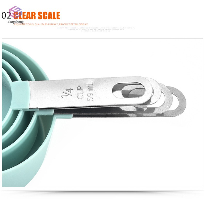 Bộ 4 Muỗng Đo Lường Bằng Thép Không Gỉ