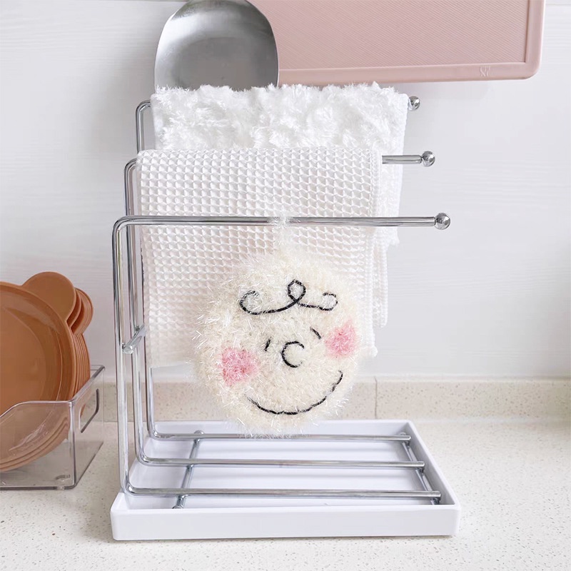 Giá Treo Khăn Gắn Bồn Rửa Chén Tiện Dụng Cho Nhà Bếp