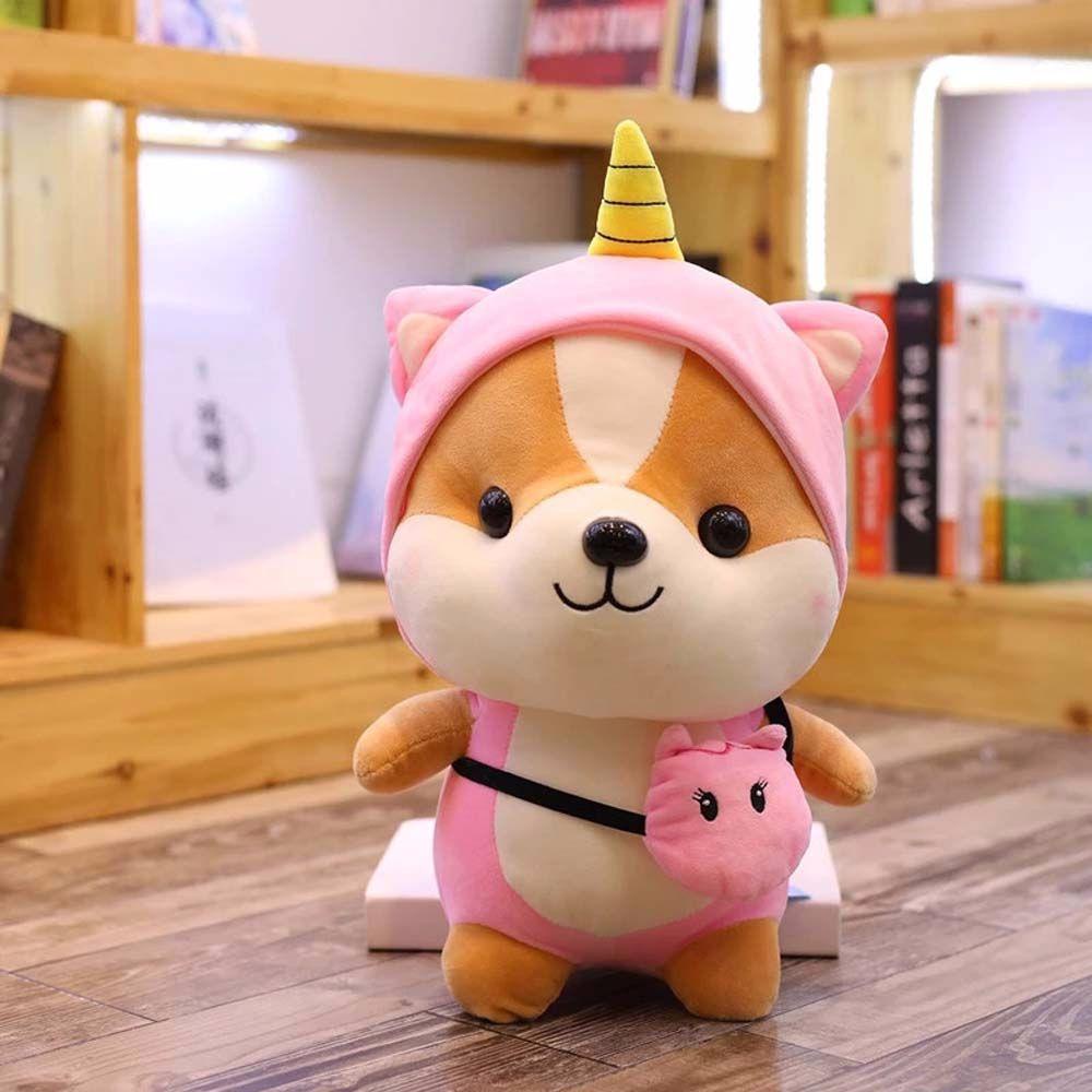 Thú Nhồi Bông Hình Chú Sóc Shiba Inu Dễ Thương