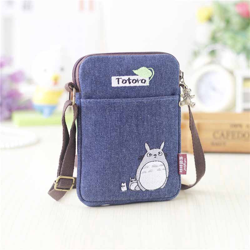 Túi đeo chéo mini hình Totoro xinh xắn dành cho nữ