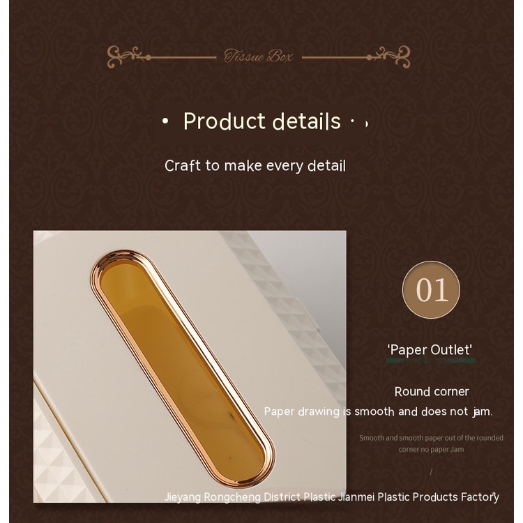 Hộp Đựng Khăn Giấy Để Bàn Nâng Cao Cấp Sang Trọng