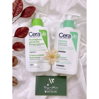 [Chính Hãng]  Sữa rửa mặt Cerave da dầu, da khô