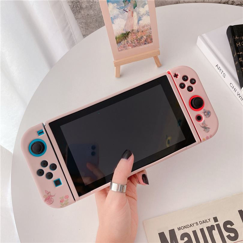 Hoạt Hình Vỏ Bảo Vệ Máy Chơi Game Nintendo Switch Hình Công Chúa Ngủ Trong Rừng