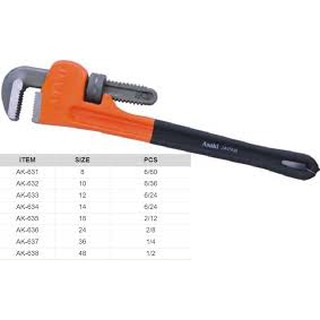 Mỏ lết răng Asaki AK-636/0636