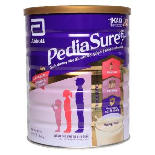 Sữa bột PediaSure lon 1.6kg cho trẻ 1 đến 10 tuổi