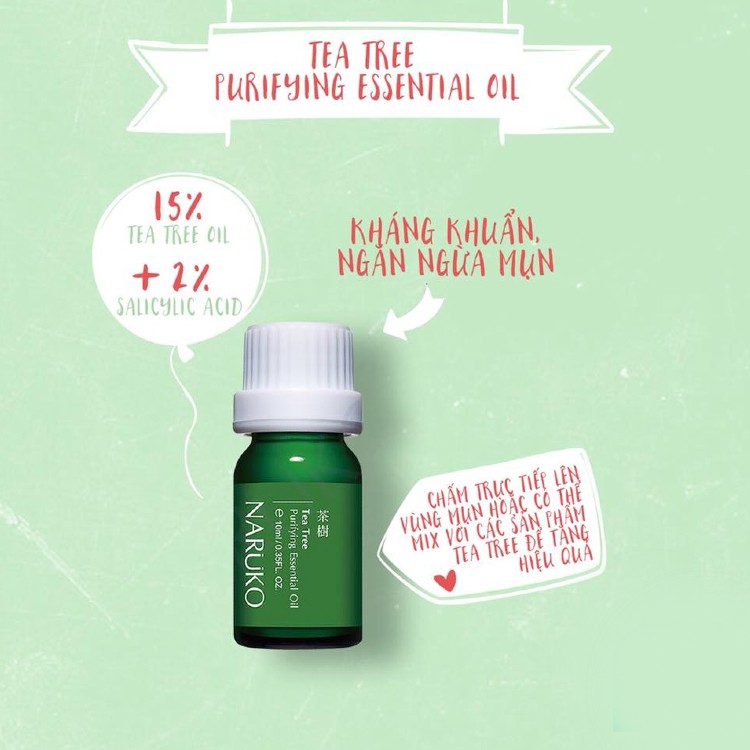 Tinh Dầu Tea Tree Purifying Essential Oil 10 ml