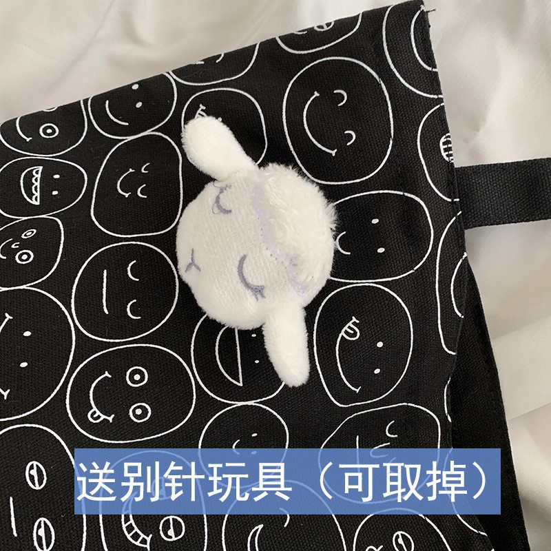 Túi đeo vải bằng vải họa tiết hoạt hình phong cách Nhật Bản thời trang 2020 dành cho nữ