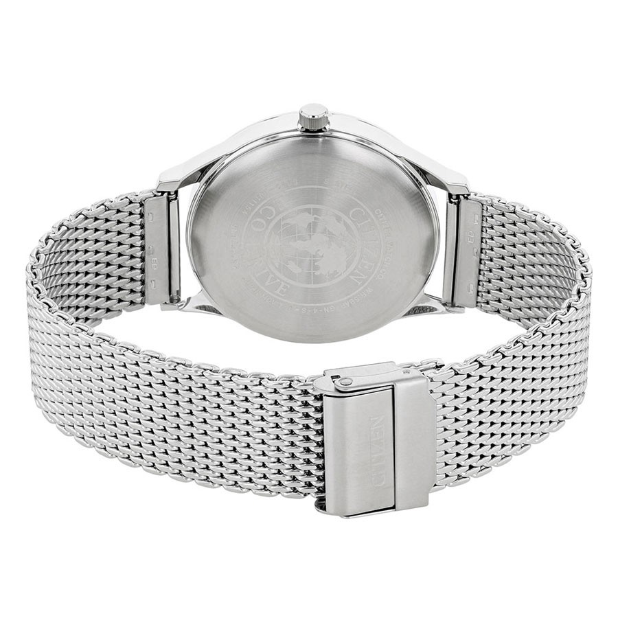 Đồng Hồ Citizen Nam Dây Kim Loại Máy Eco-Drive BV1111-83L - Mặt Xanh