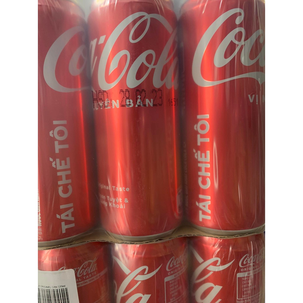 [HỎA TỐC] Thùng 24 lon Coca Cola vị nguyên bản lon cao 330ml