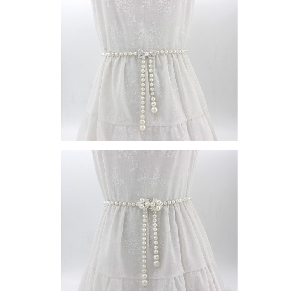 Thắt lưng chuỗi ngọc dễ thương đôi bướm TTL52