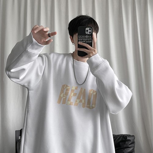 Áo len sweater nam nữ unisex form rộng đôi nỉ ngoại local brand đẹp cặp đôi ulzzang hàn quốc oversize dày mịn zip READ