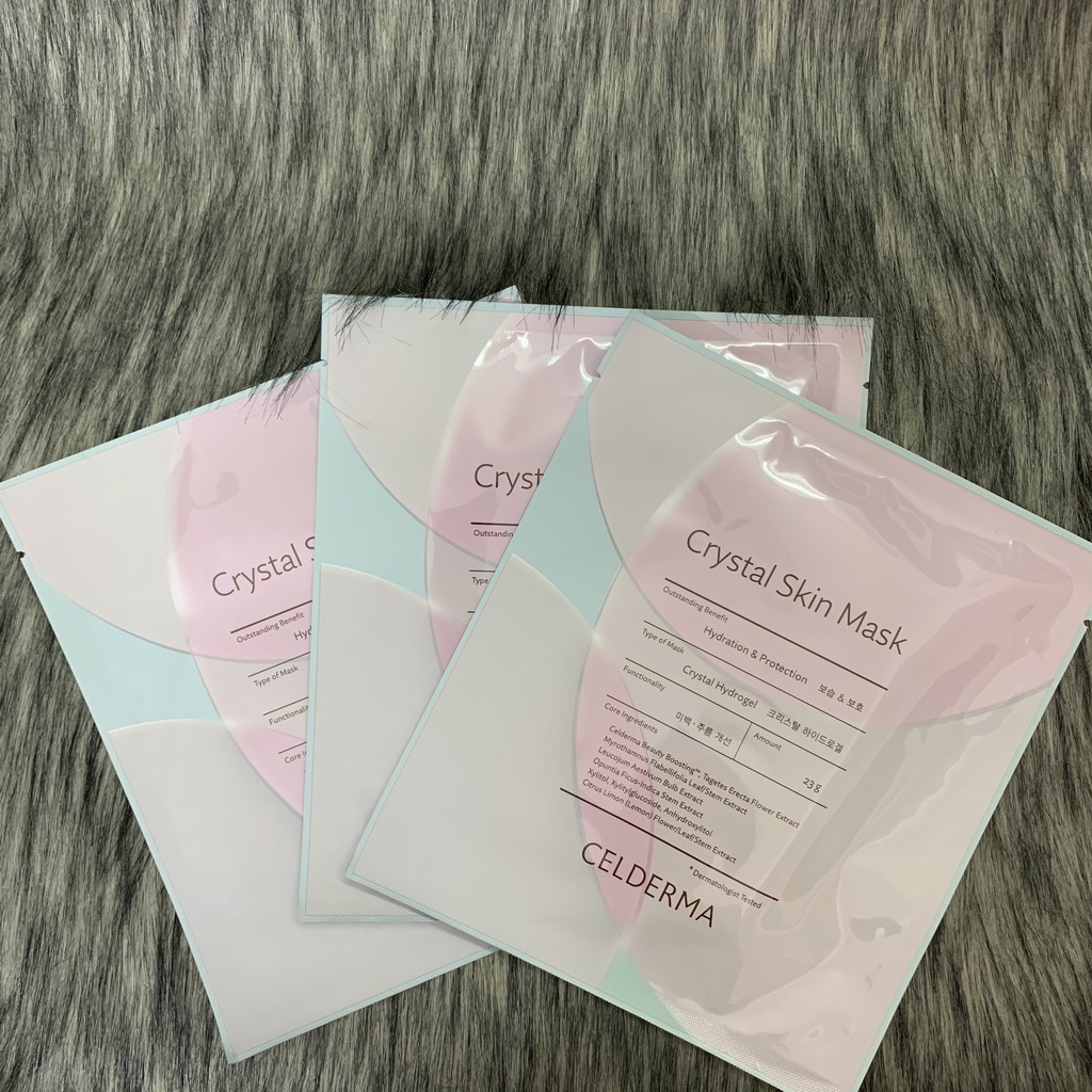 MẶT NẠ THẠCH ANH CELDERMA CRYSTAL SKIN MASK