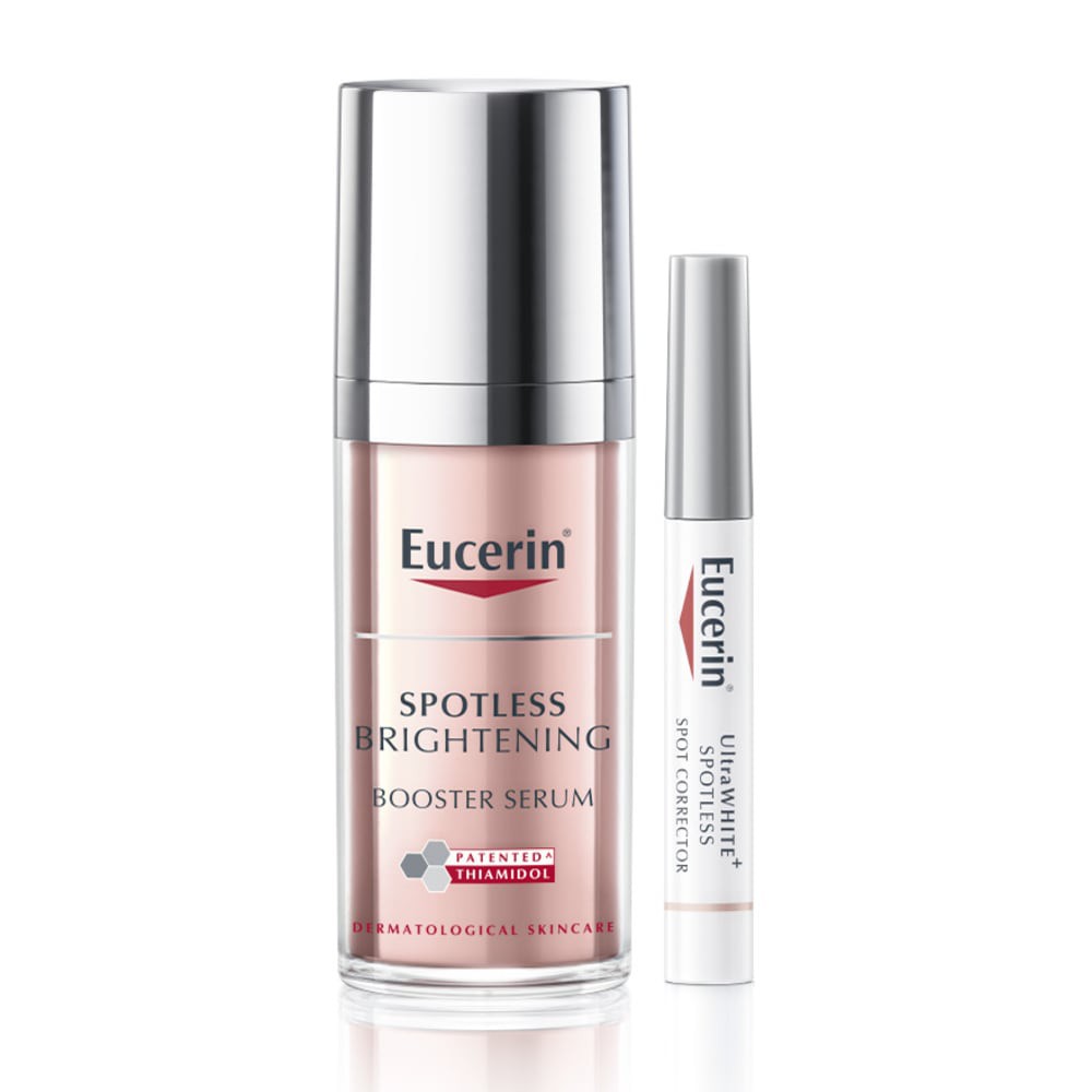 Set Eucerin Giảm Thâm Nám (Tinh Chất Brightening Spotless 30ml Tặng Tinh Chất Ultrawhite+ 5ml)