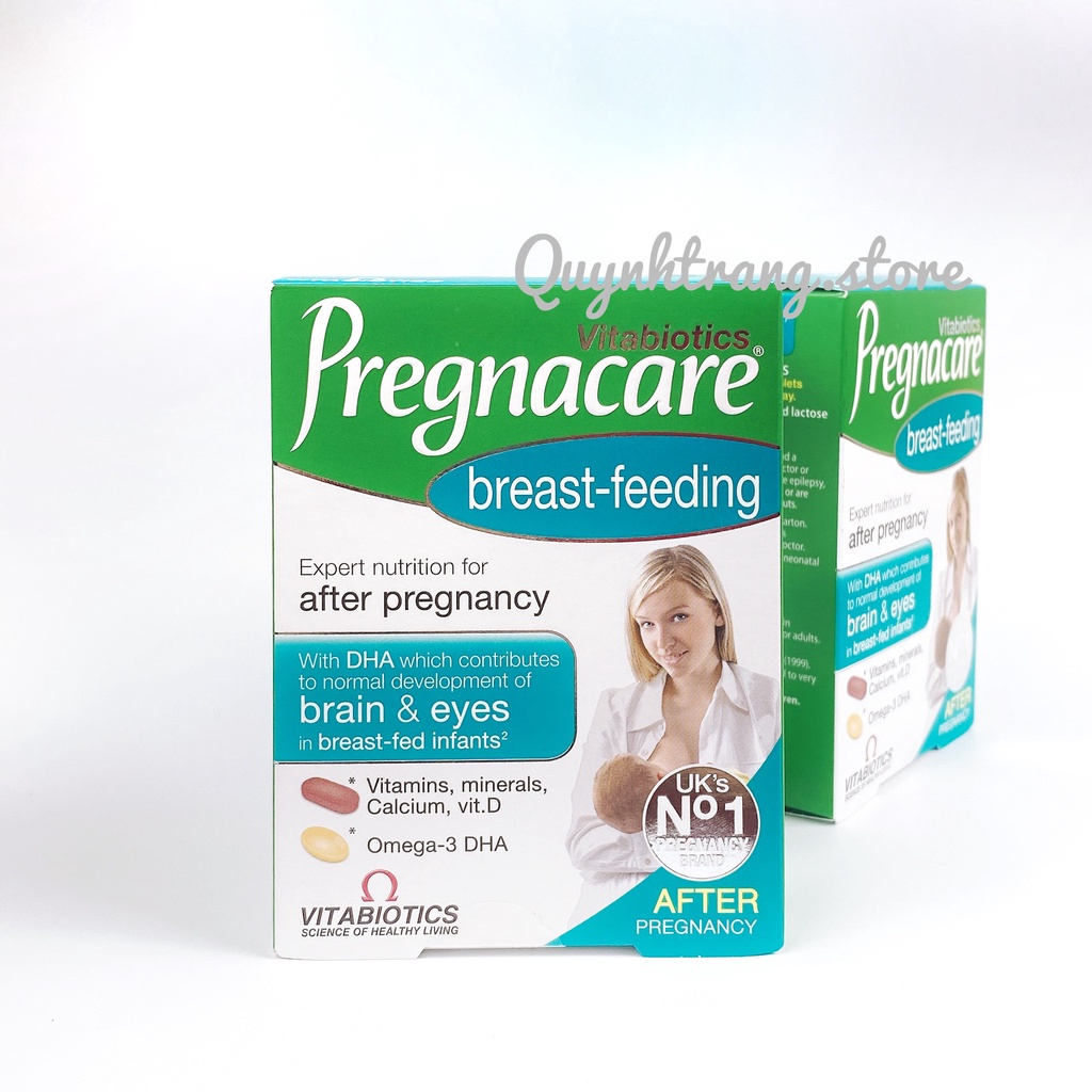 Vitamin tổng hợp bổ sung cho mẹ sau sinh Pregnacare Breast-feeding Anh