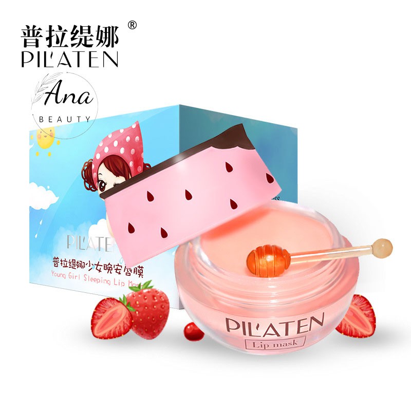 Hũ Mặt Nạ Ngủ Môi Kiêm Son Dưỡng Dâu Mật Ong Pil'aten | BigBuy360 - bigbuy360.vn