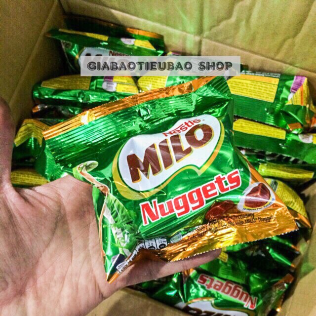 Thùng 30 Gói Kẹo Milo Nuggets 25gr * 10 Viên