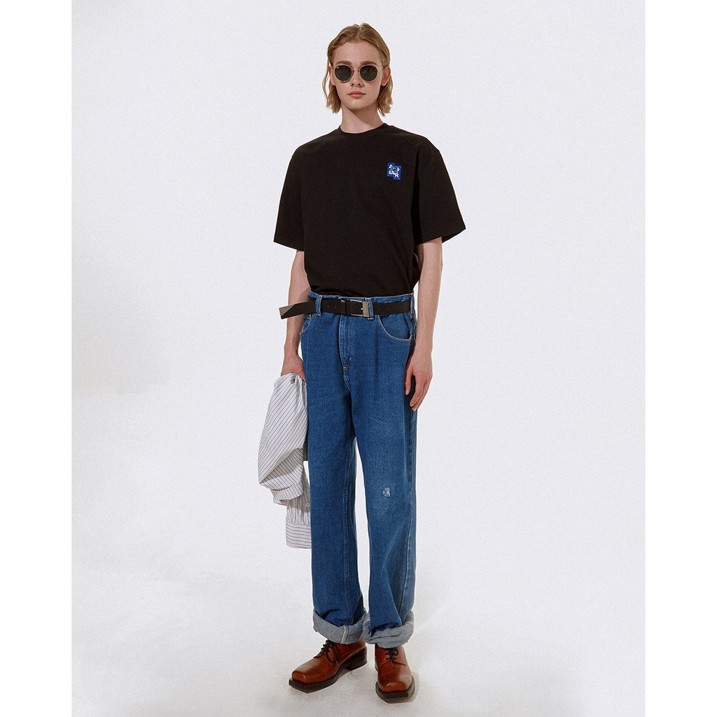 Áo thun ngắn tay ADER Error x Maison Kitsune tetris fox T-shirt ss21